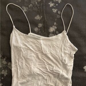 PacSun White Spaghetti Strap Tank Top Size Small